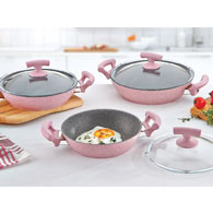 Eco Granit Sahan Set - Pembe